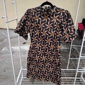 Scotch & Soda Puff Sleeve SUN RAY Mini Dress